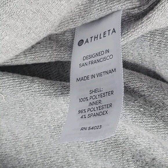 Athleta Womens Navy Blue Zip Front Drawstring Chill Bomber Jacket Size M - Picture 11 of 13